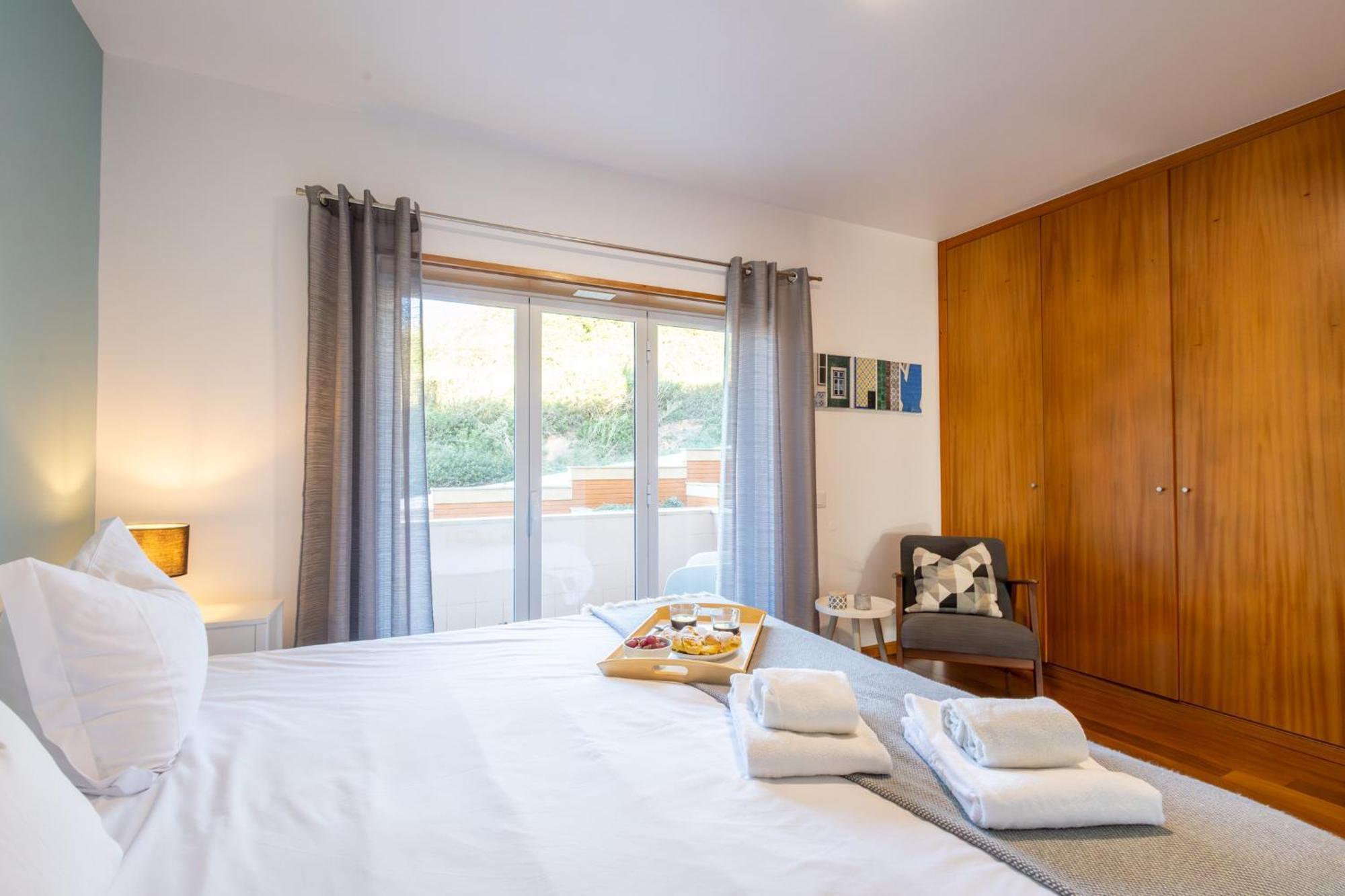 Bay View-T1 Apartment Sao Martinho do Porto Luaran gambar